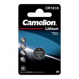 Батарейка Camelion Lithium CR1616-BP1 3В литиевая дисковая специальная 1шт (517093)